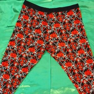 KILLSTAR HAUNTED LEGGINGS 3X NO CUFFS ELASTIC WAIST RUNS SMALL